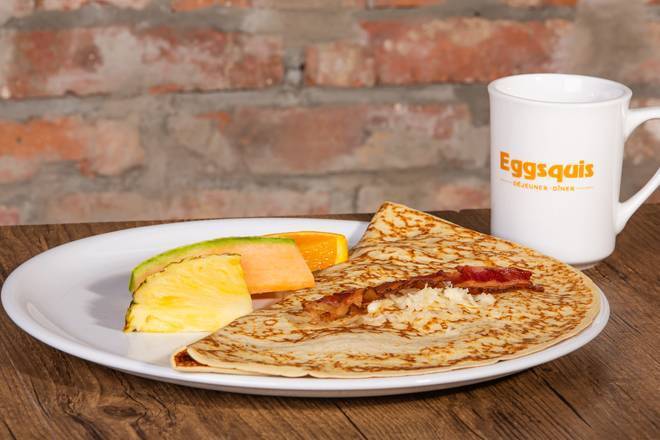 Crepe Bacon-cheddar / Bacon and Cheddar crepe
