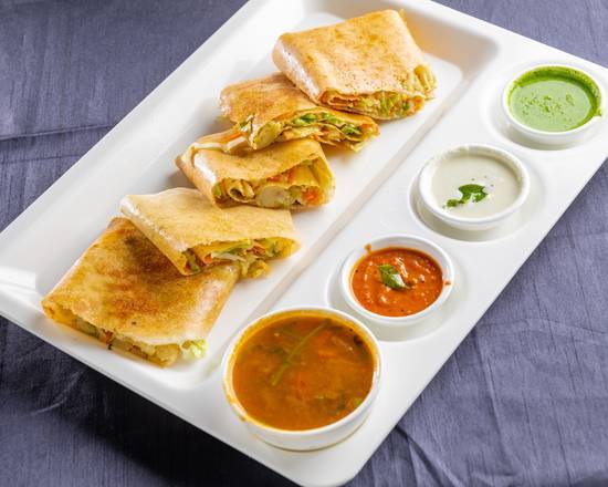 Vegetable Spring Masala Dosa