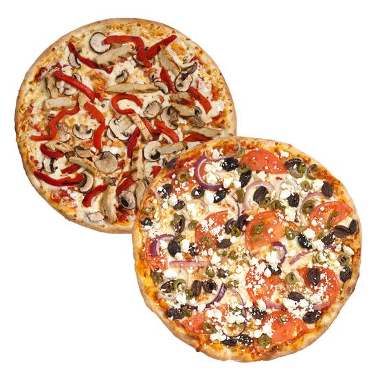 2 Small Gourmet Pizza