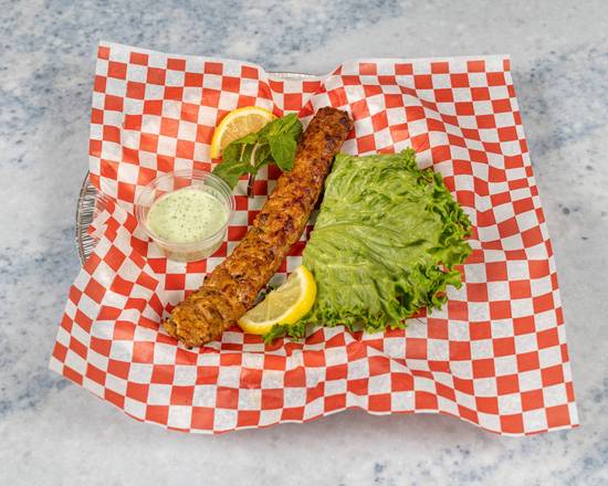 Chicken Seekh Kabab with Naan