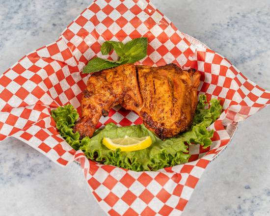 Chicken Tikka Leg with Naan