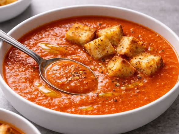 Roasted Tomato Basil Soup (16 oz)