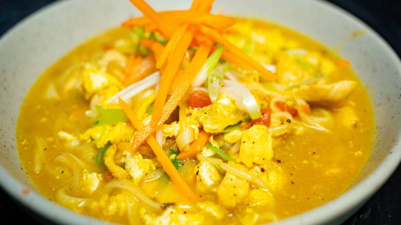 Shrimp Coconut Curry Noodle Bowl