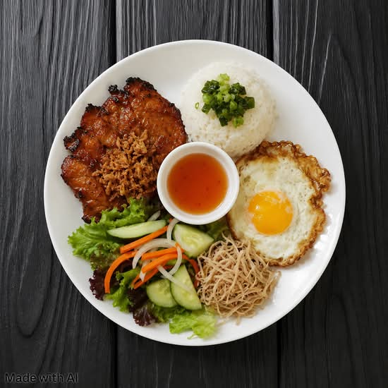 52. Grilled Pork Chop Combo