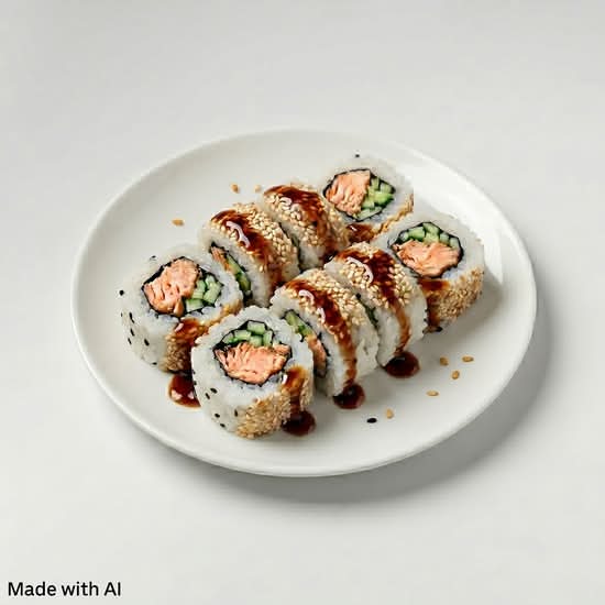 Teriyaki Roll (Grilled Salmon)