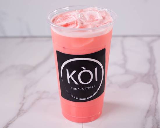 Thé au Lait Fraise / Strawberry Milk Tea