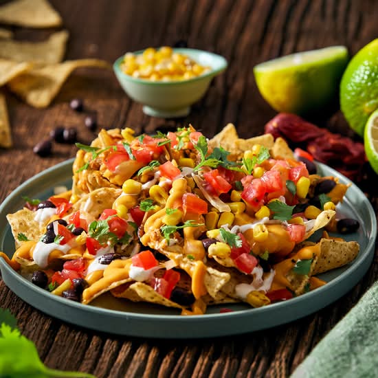 Nachos tout garnis / Loaded Nachos