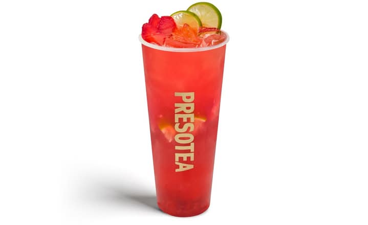 Limonade verte aux fraises / Strawberry Lime Crush Tea