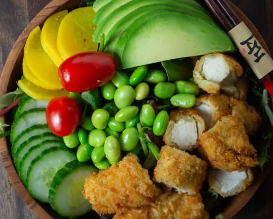 B5. Breaded Chicken Poké (Poké Poulet Pané)