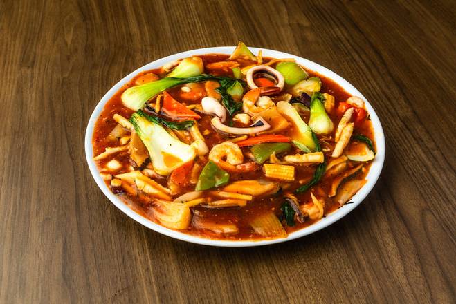 House Special Seafood Chop Suey (Palbochae) 팔보채