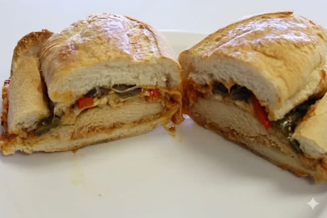 Chicken Parm On a Bun