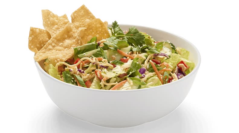 Crunchy Asian Wonton Salad