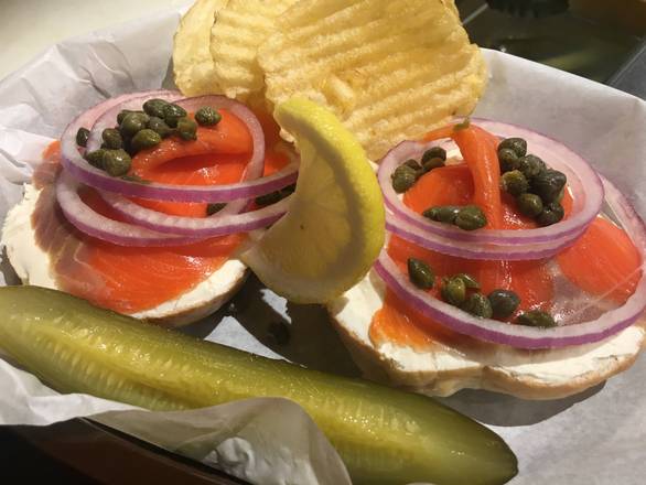Lox & Cream Cheese on Bagel