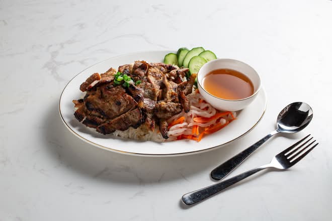 29. Grilled Pork with Rice - Cơm Thịt Nướng (Gf)