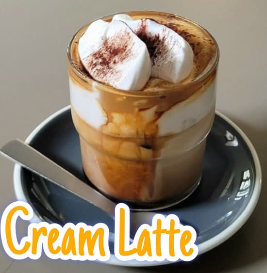 Cream Coffee Latte
