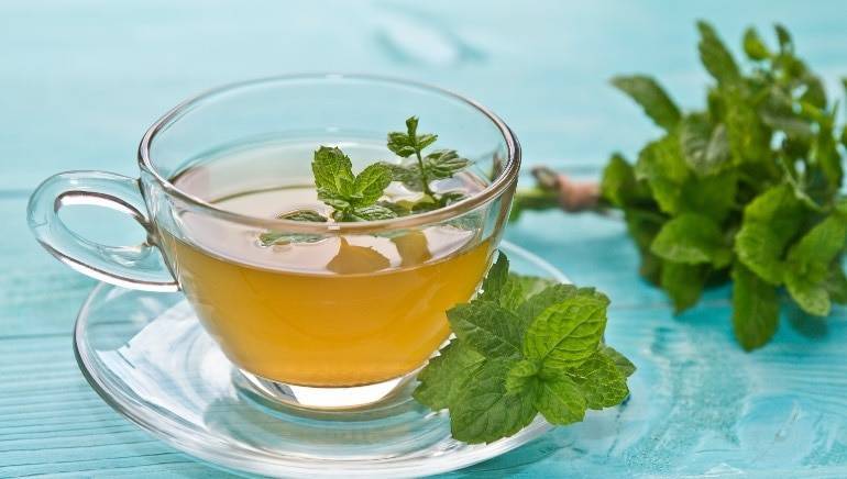 Peppermint tea