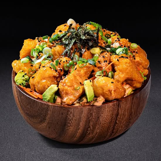 Chicken Dynamite Poke Bowl / Le Dynamite poulet