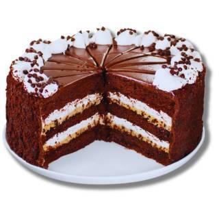 Gâteau à la pâte à biscuits et à la guimauve