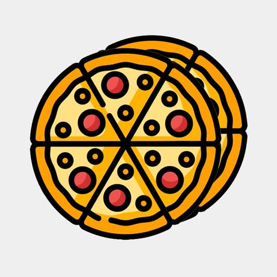 2 PIZZAS GRANDES 3 GARNITURES FRITE 3 PEPSI / Combo 2 Large Pizzas with 3 Toppings