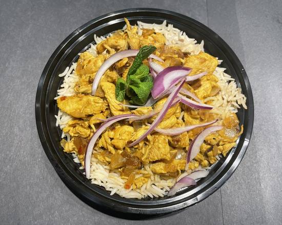 Rice & Achari Chicken