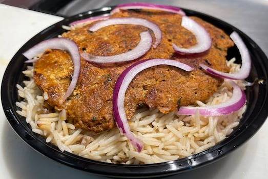 Rice & Chapli Kabob