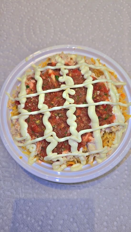 Chicken over rice, small