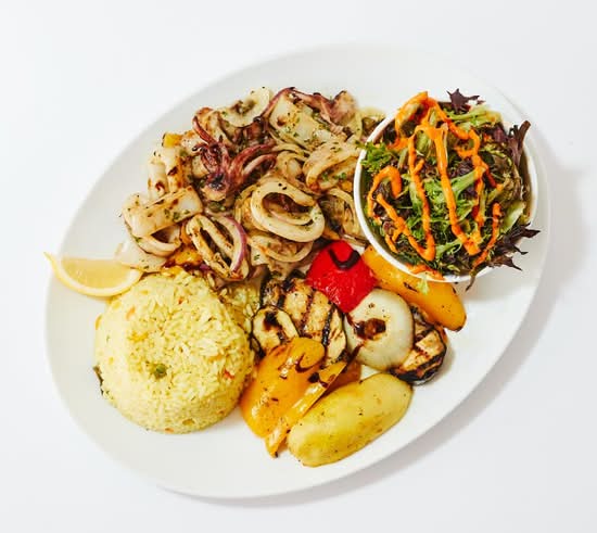 Calamars Grillés Plate