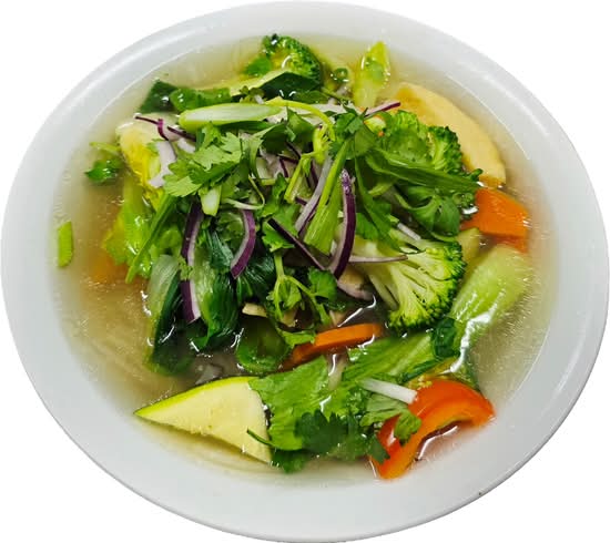 V8. Vegetarian Rice Noodle Soup (Phở Chay)