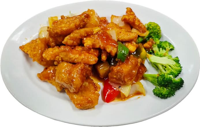 828. Sweet and Sour Fillet Fish (Cá Fillet Xào Chua Ngọt)