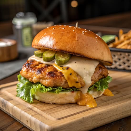 Poulet Grillée / Grilled Chicken Burger