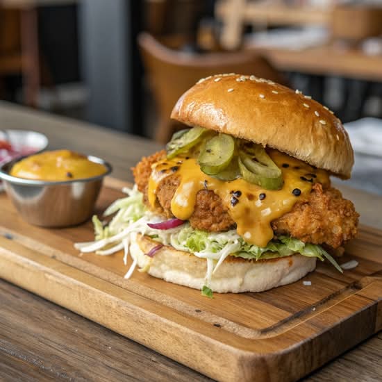 Honey Mustard Burger Moutarde et Miel