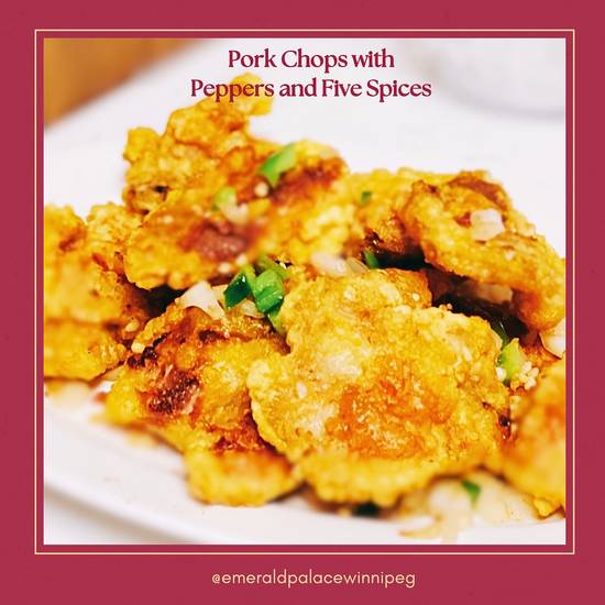 Pork Chop with Peppers and Five Spice