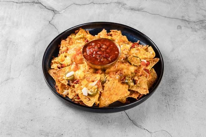 Meaty Loaded Nachos