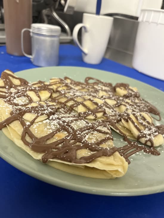 Nutella Banana Crepe