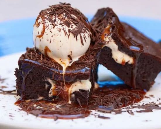 Smores Brownie Ala Mode