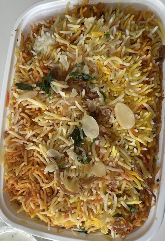 Chicken Biryani(Served with Free Raita -4 oz)