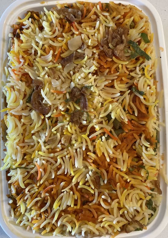 Veg Biryani(Served with Free Raita -4 oz)