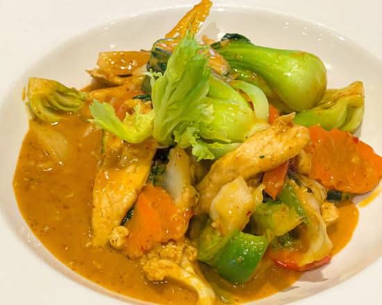 Cari Rouge aux Crevettes / Shrimps Red Curry