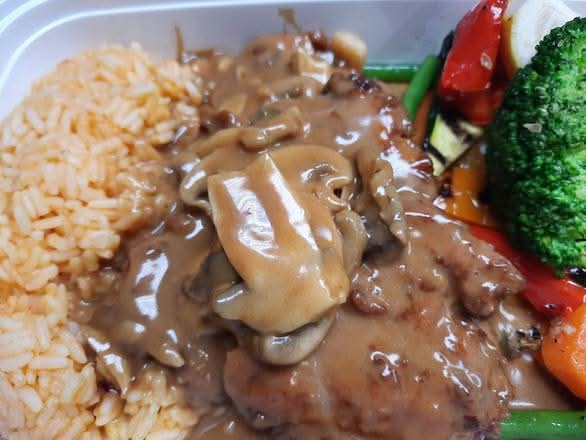 Mushroom Chicken Marsala Dinner
