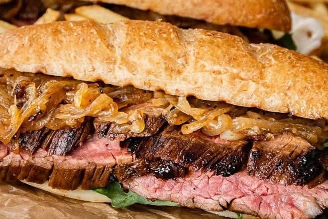 Grilled Steak Sandwich   + Fries (6 oz)