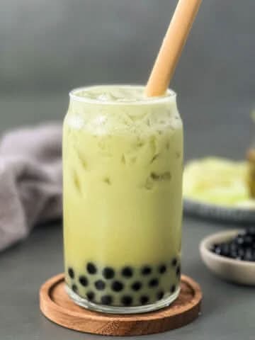 Iced Jasmine Green Milk Tea