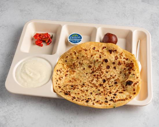 Aloo Parantha Thali