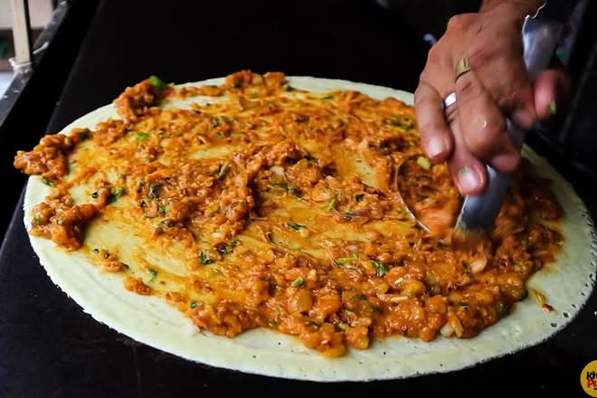 Mumbai Pav Bhaji Dosa