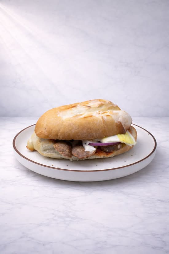 Italian Sausage Breakfast Sandwich