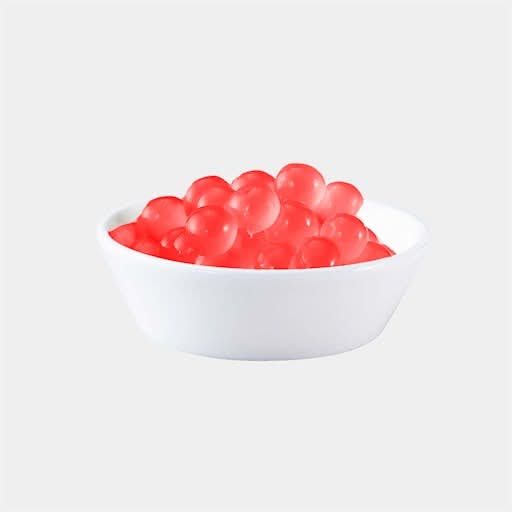 Perles jus de fraise / Strawberry Pearls