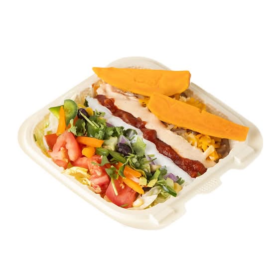 Sweet Potato Half Naked Burrito
