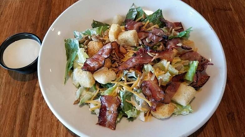 Tossed House Salad Loaded with Bacon & Cheddar Cheese