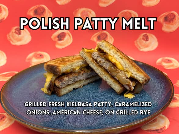 POLISH PATTY MELT