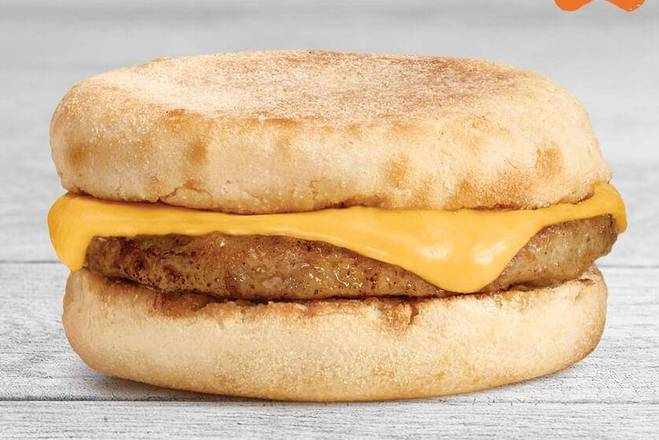 English Muffin Sausage & Cheddar