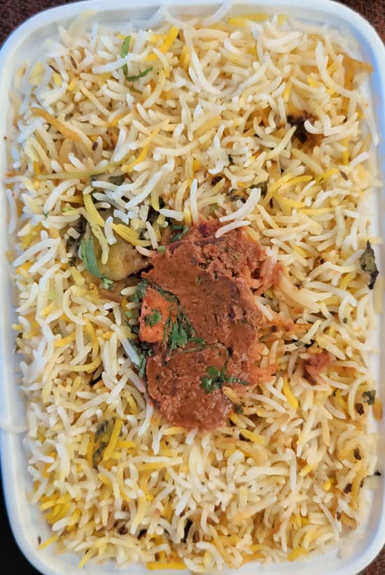 Ghee Roast Kaju Paneer Biryani